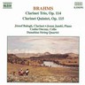 Brahms: Clarinet Trio in A minor, Op. 114 / Clarinet Quintet in B minor, Op. 115 cover