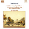 Brahms: Variations, Op. 21 / 5 Piano Studies cover