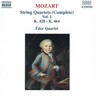 Mozart: String Quartets (Complete), Vol. 1 cover