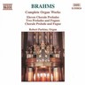 Brahms: Complete Organ Works cover