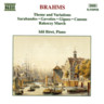Brahms: Theme and Variations / Sarabandes / Gavottes cover