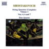 Shostakovich: String Quartets Vol 1: String Quartets Nos. 4, 6, and 7 cover