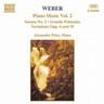 Weber: Piano Works Vol.2 cover