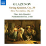 Glazunov: 5 Novelettes / String Quintet in A Major cover