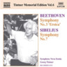 Beethoven: Symphony No. 3 in E-Flat Major, Op. 55, "Eroica" / Sibelius: Symphony No. 7 in C Major, Op. 105 cover