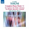 Togni: Complete Piano Music Volume 1 cover