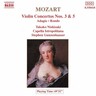 Mozart: Violin Concertos Nos 3 & 5 / Adagio / Rondo cover