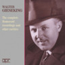 Walter Gieseking - The complete Homocord recordings and other rarities cover