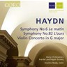 Haydn: Symphonies Nos. 6 & 82 / Violin Concerto in G major cover