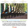 Festival International de Piano de La Roque D'Anthéron 2013 cover