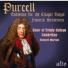 Purcell - Anthems for the Chapel Royal cover