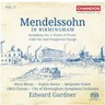 Mendelssohn in Birmingham - Volume 3 [Incls Symphony No. 2 'Lobgesang''] cover