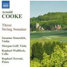 Three String Sonatas cover