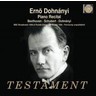 MARBECKS COLLECTABLE: Ernö Dohnányi: Piano Recital cover