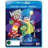 Inside Out (2015) (3D Blu-Ray, Blu-Ray & Digital HD) cover