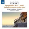 Eggert: Symphonies Nos. 1 and 3 cover