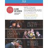 Shakespeare: Comedy, Romance, Tragedy (As You Like It / Love's Labour's Lost / Romeo & Juliet) BLU-RAY cover