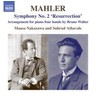 Symphony No. 2 'Resurrection': arrangement for piano four hands by Bruno Walter cover