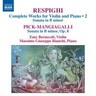 Respighi: Violin and Piano Works, Vol. 2 (with works by Riccardo Pick-Mangiagalli) cover