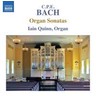 Bach, CPE: Organ sonatas cover