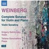 Weinberg: Complete Sonatas For Violin And Piano cover