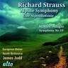 Strauss, (R): Eine Alpensinfonie [Alpine Symphony] (with Mahler - Adagio from Symphony 10) cover