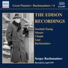 Rachmaninov: The Edison Recordings, April 1919 cover