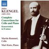 Klengel: Complete Concertinos for Cello and Piano cover
