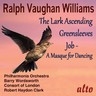 Vaughan Williams: The Lark Ascending, Greensleves & Job cover