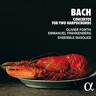 Bach: Concertos for two harpsichords cover