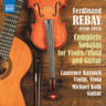 Rebay: Sonatas for Violin and Guitar / Sonata for Viola and Guitar cover