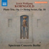 Korngold: Piano Trio, Op 1 String Sextet, Op 10 cover