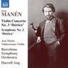 Manen: Violin Concerto No 3 'Ibérico' Symphony No 2 'Ibérica' cover