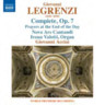 Legrenzi: Compiete, Op. 7 cover