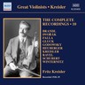 Kreisler: The Complete Recordings Vol. 10 cover