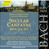 MARBECKS COLLECTABLE: Bach: Secular Cantatas BWV 214, 215 cover