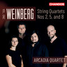 Weinberg: Vol. 1 - String Quartets Nos 2, 5, and 8 cover