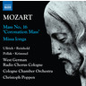 Mozart: Mass No. 16 'Coronation Mass' / Missa longa cover