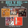 Rock N Roll Heroes - Five Classic Albums Plus (Rock & Roll Hit Parade / Rock & Roll... All Flavors / Well Now, Dig This / Ritchie Valens / Here's Larr cover