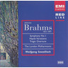 MARBECKS COLLECTABLE: Brahms: Symphony No.1 / Variations on a Theme by Haydn / Tragic Overture cover