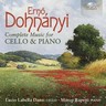Dohnanyi: Complete Music For Cello & Piano cover