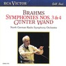 MARBECKS COLLECTABLE: Brahms: Symphonies Nos. 3 & 4 cover