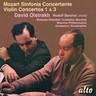 Mozart: Sinfonia Concertante K364 Violin Concertos No.1 K207 & No.3 K216 cover