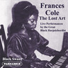 The Lost Art of Frances Cole - Live Performances by the Great Black Harpsichordist cover