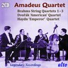 String Quartets: Brahms Nos.1-3; Dvořák No.12 'American'; Haydn Op.76/3 'Emperor' cover