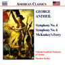 Antheil: Symphonies Nos. 4 '1942' & 6 / McKonkey's Ferry - Concert Overture cover