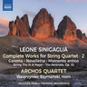 Sinigaglia: Complete Works for String Quartet cover