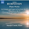 Rubinstein: Six Preludes & Fugues in Free Style & Three Pieces, Op. 71 cover