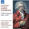 Saint-Georges: Violin Concertos Op. 2 & Op. 7 cover
