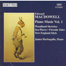 MacDowell: Piano Music Vol. 1 cover